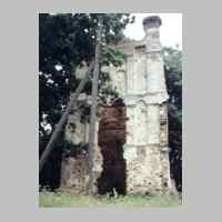 022-1037 Ruine des Glockenturmes der Kirche in Goldbach (Foto E. Mueller.JPG